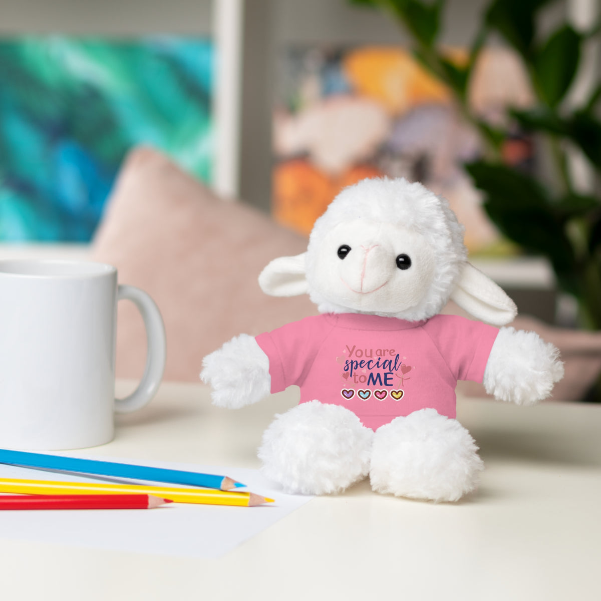 Stuffed Animals with Tee- perfect gift for clients
