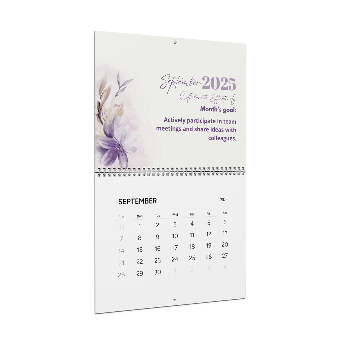 Wall Calendars (2025) for ABA professionals. 2025 Inspiration Calendar: Stay Organized, Stay Inspired