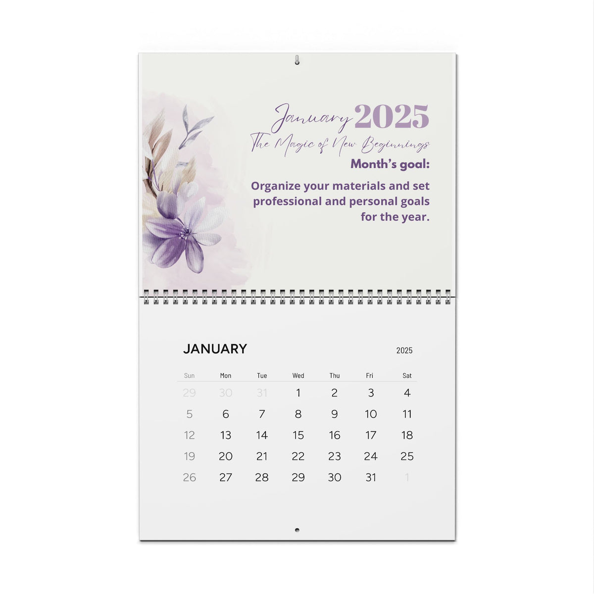 Wall Calendars (2025) for ABA professionals. 2025 Inspiration Calendar: Stay Organized, Stay Inspired