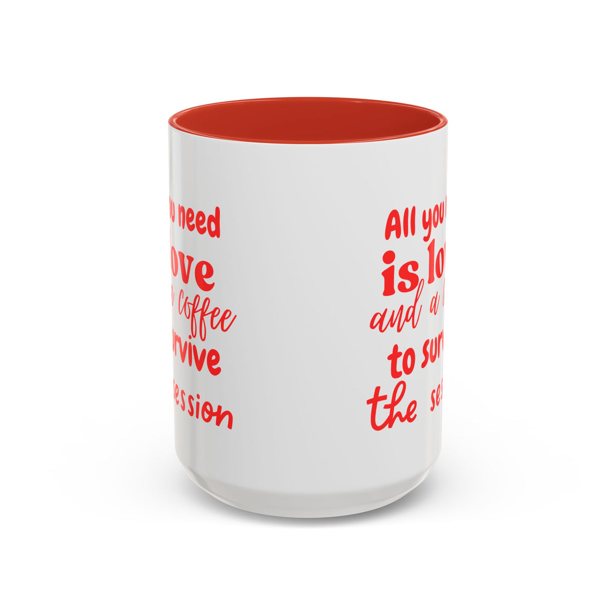 Love & Coffe for the session Accent Coffee Mug - Perfect for Coffee Lovers & ABA professionals