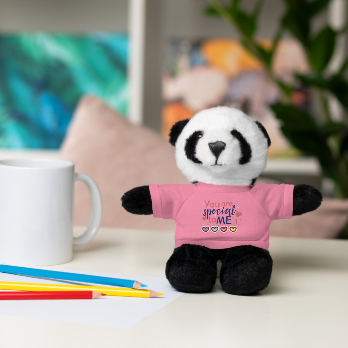 Stuffed Animals with Tee- perfect gift for clients