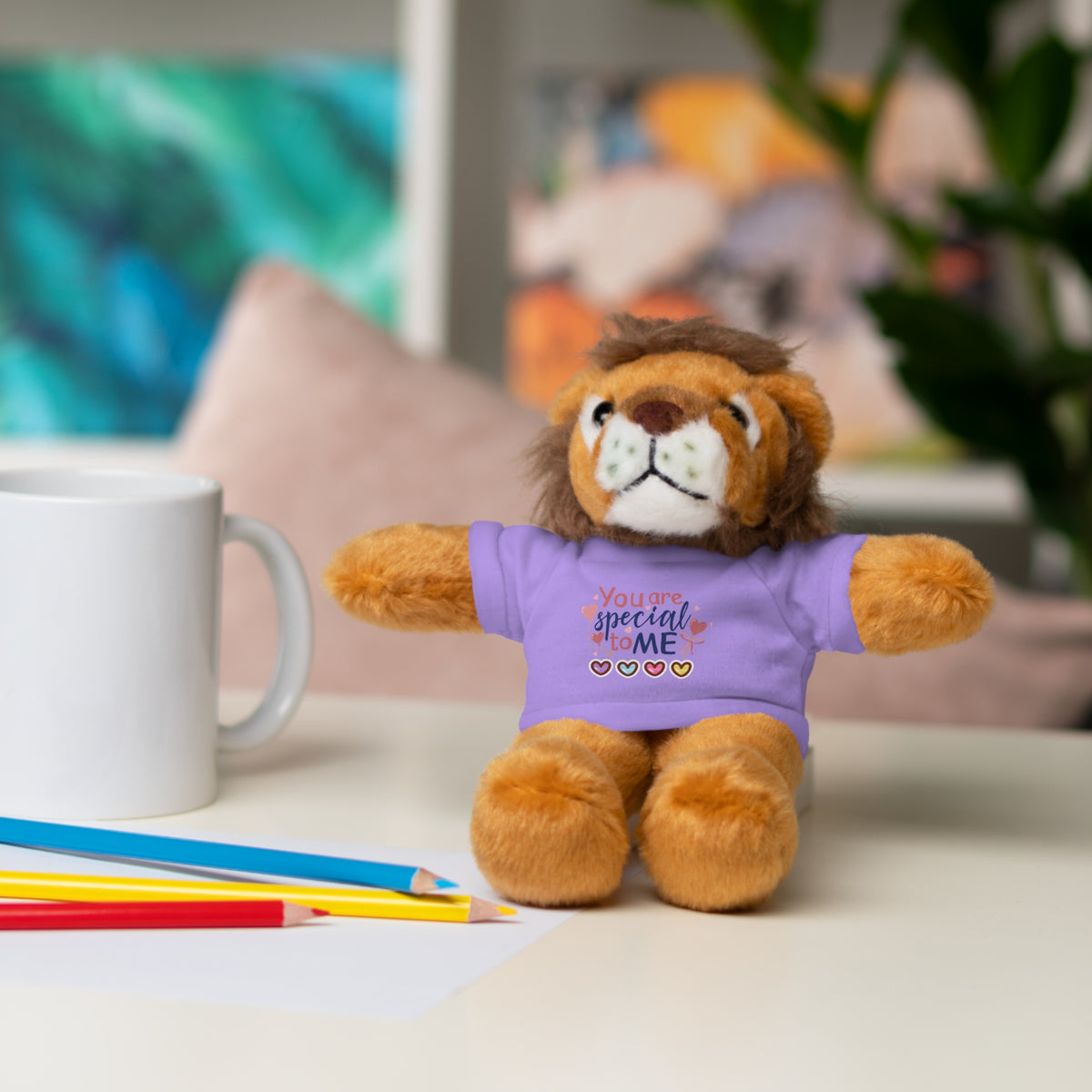 Stuffed Animals with Tee- perfect gift for clients