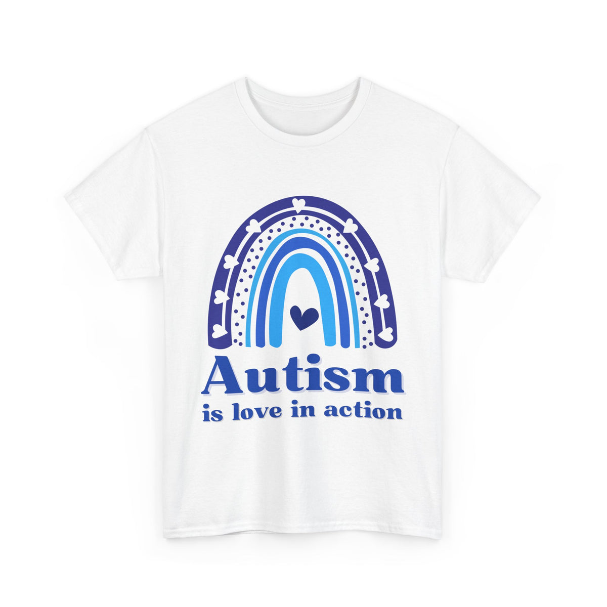 Autism Awareness Unisex Heavy Cotton Tee - Love in Action Design