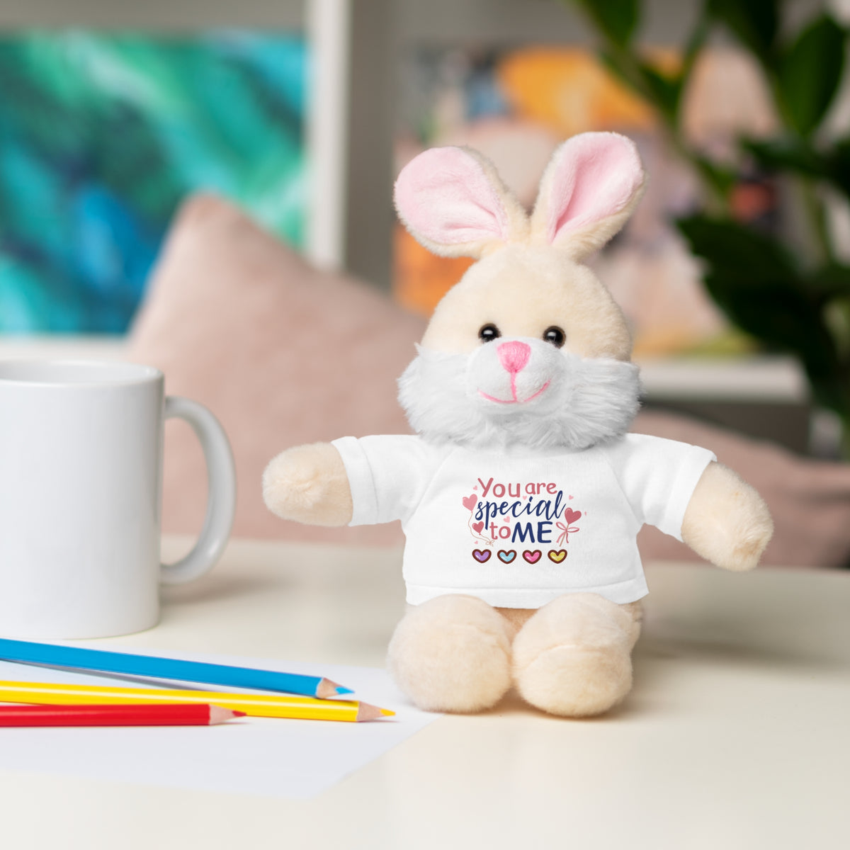 Stuffed Animals with Tee- perfect gift for clients