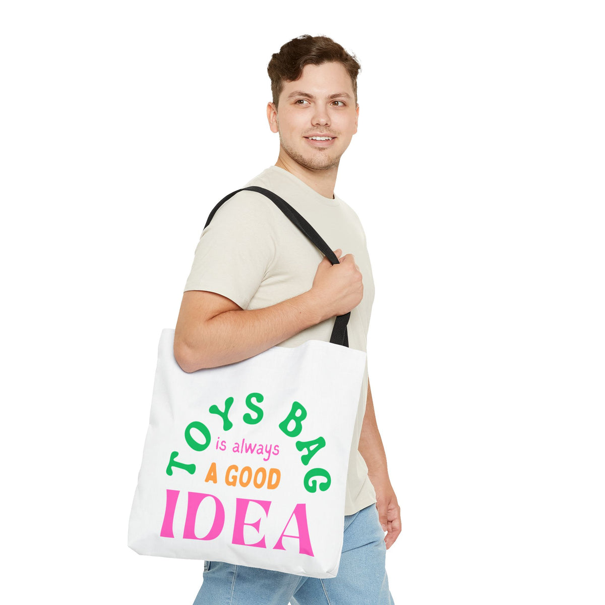 Toys Bag for RBTs Reinforcers. Colorful design “Toys Bag is Always a good Idea”.