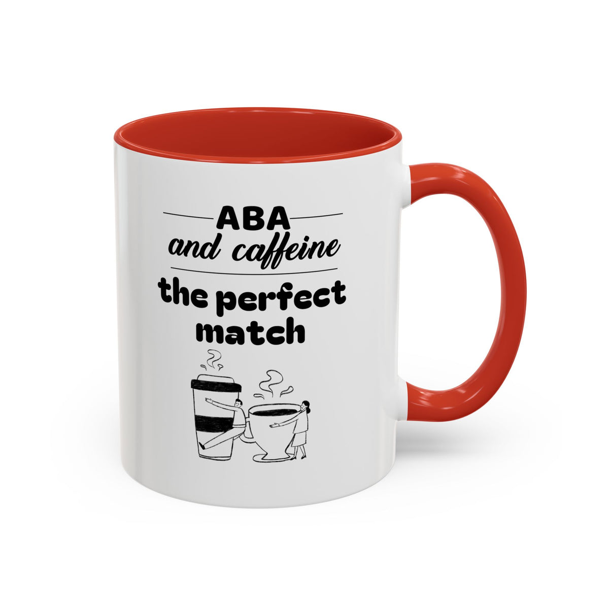 ABA and Caffeine Perfect Match Mug - 11oz & 15oz - Ideal Gift for Coffee Lovers