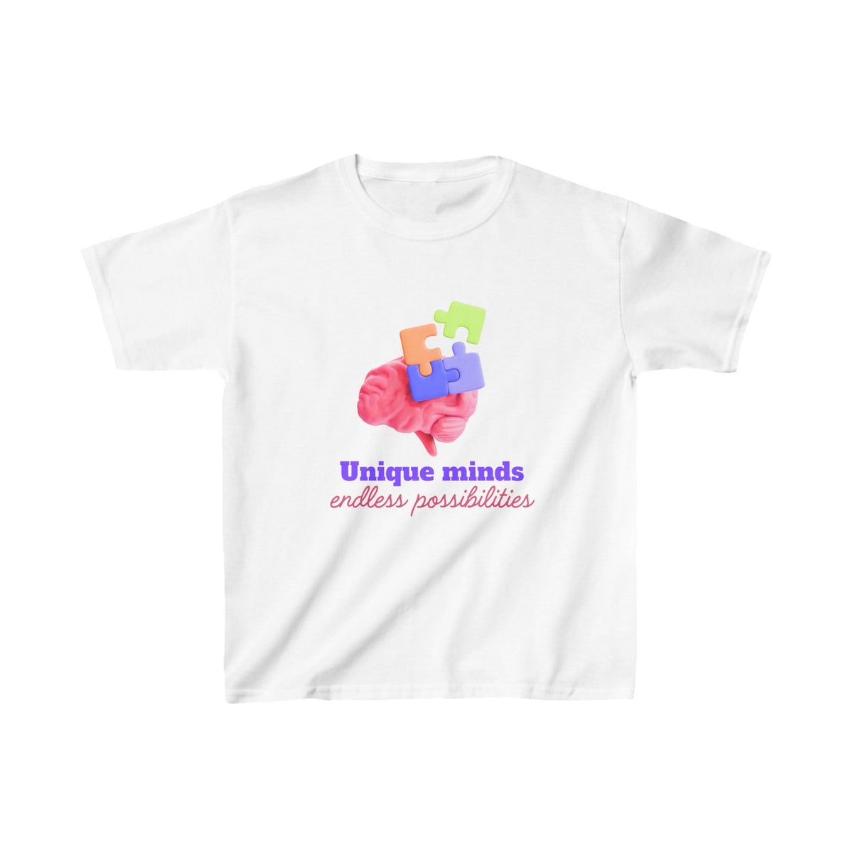 Kids Unique Minds Puzzle Tee - Endless Possibilities Shirt
