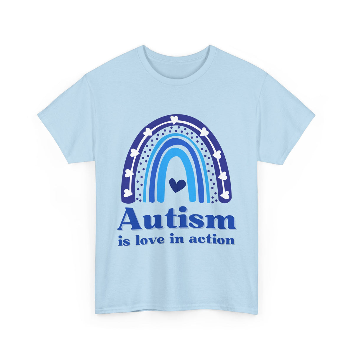 Autism Awareness Unisex Heavy Cotton Tee - Love in Action Design