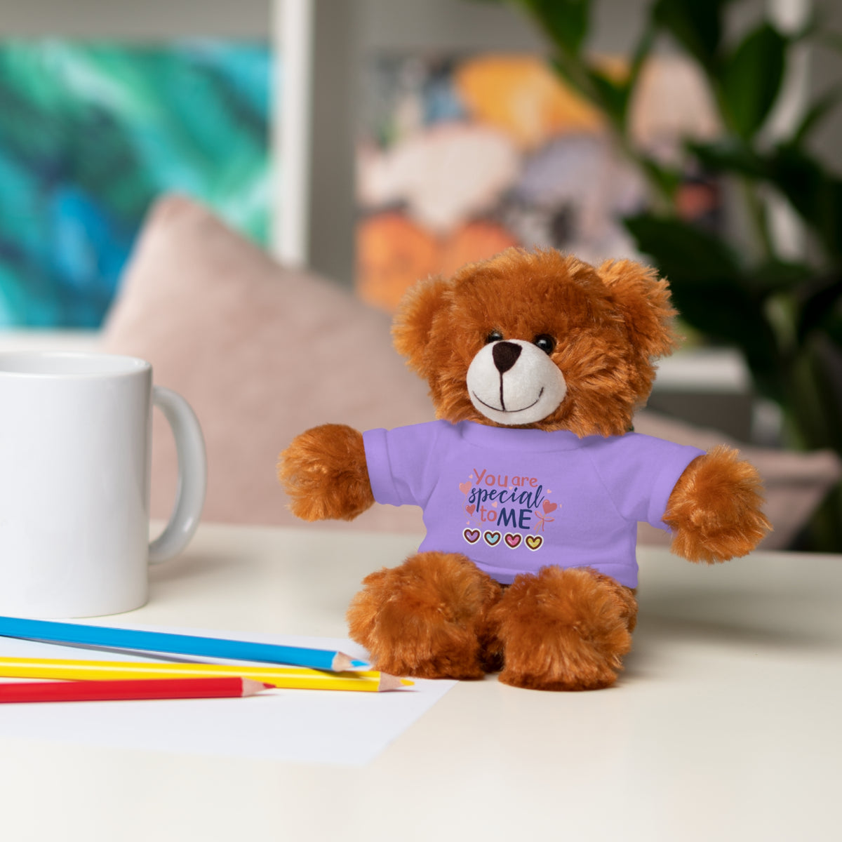 Stuffed Animals with Tee- perfect gift for clients