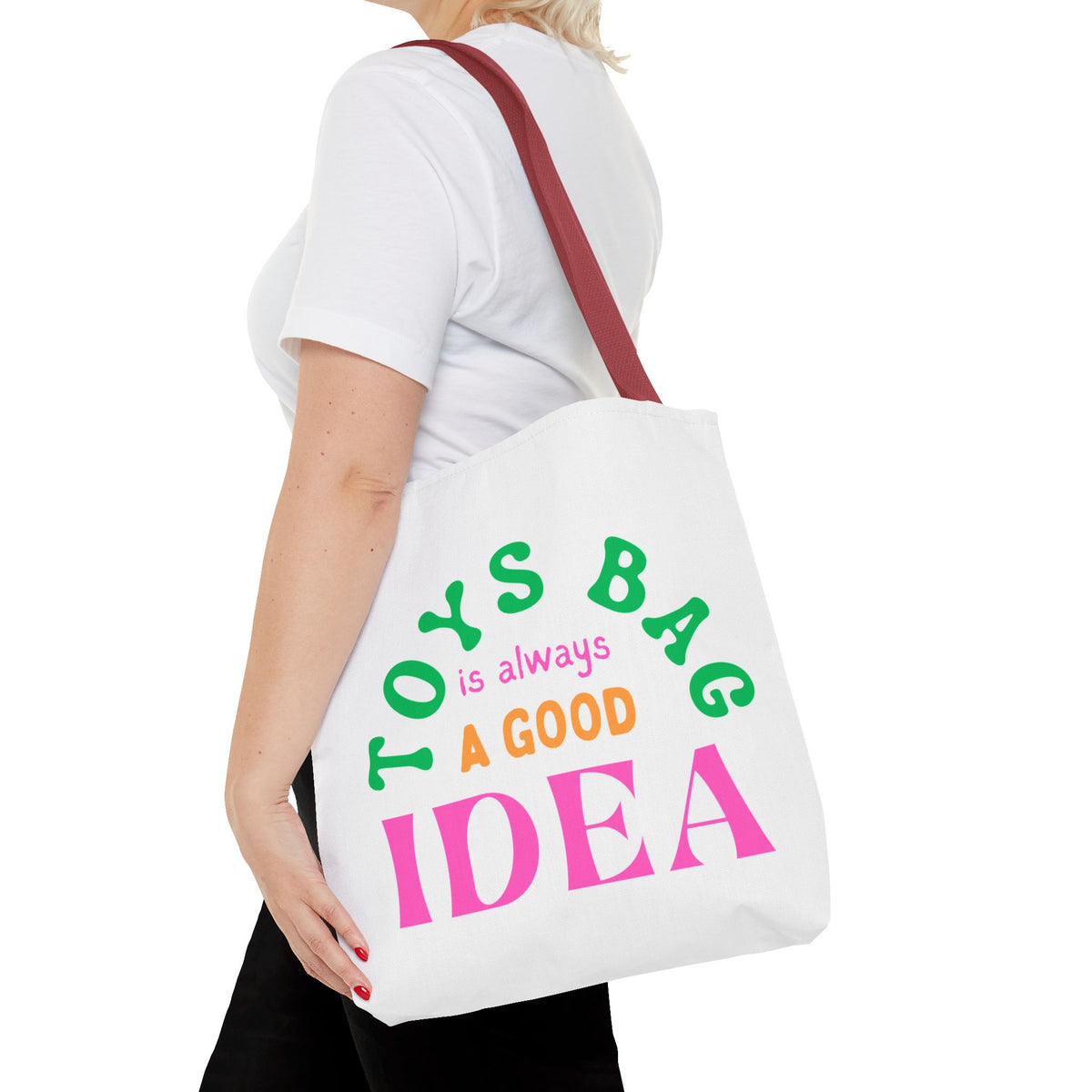 Toys Bag for RBTs Reinforcers. Colorful design “Toys Bag is Always a good Idea”.