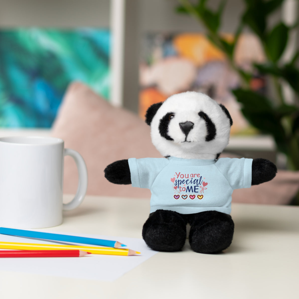 Stuffed Animals with Tee- perfect gift for clients