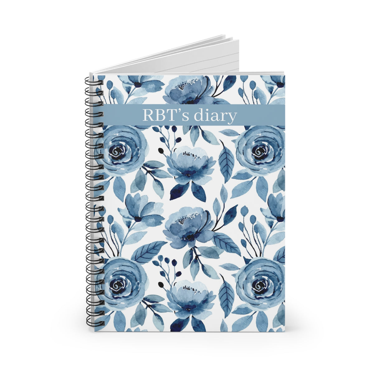 Elegant Floral Spiral Notebook - Perfect for Journaling or Note-taking