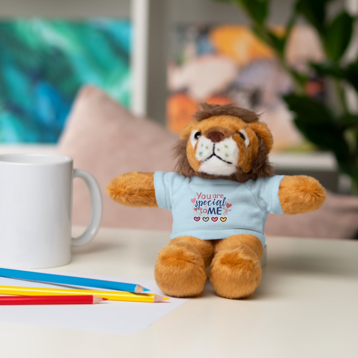 Stuffed Animals with Tee- perfect gift for clients