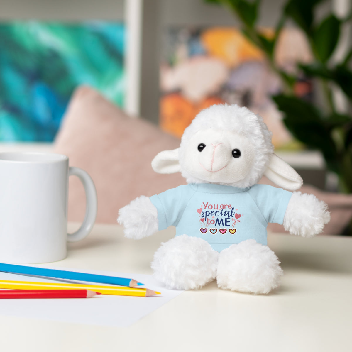 Stuffed Animals with Tee- perfect gift for clients