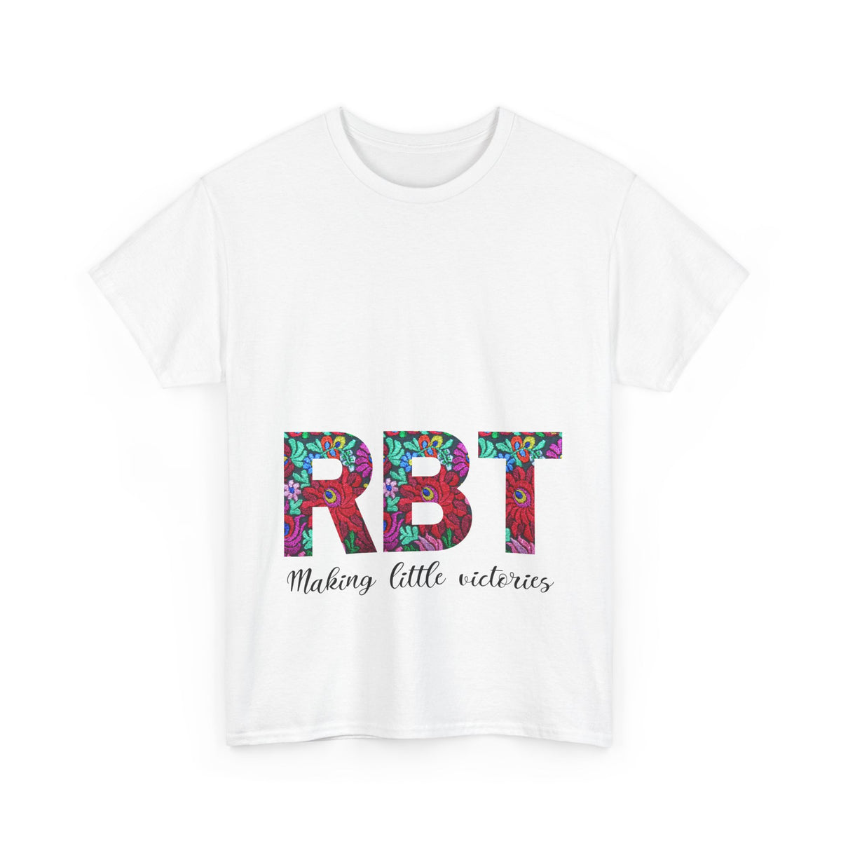 RBT Floral Unisex Heavy Cotton Tee - Making Little Victories