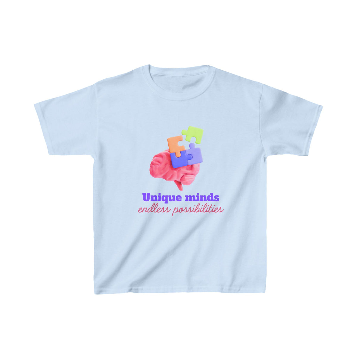 Kids Unique Minds Puzzle Tee - Endless Possibilities Shirt