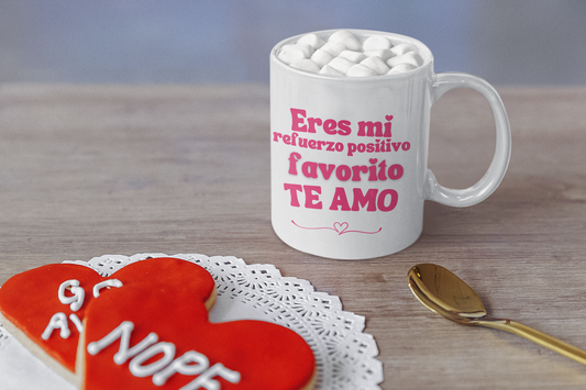 Eres mi refuerzo positivo favorito Ceramic Mug - Perfect Gift for ABA professionals in San Valentíns Day
