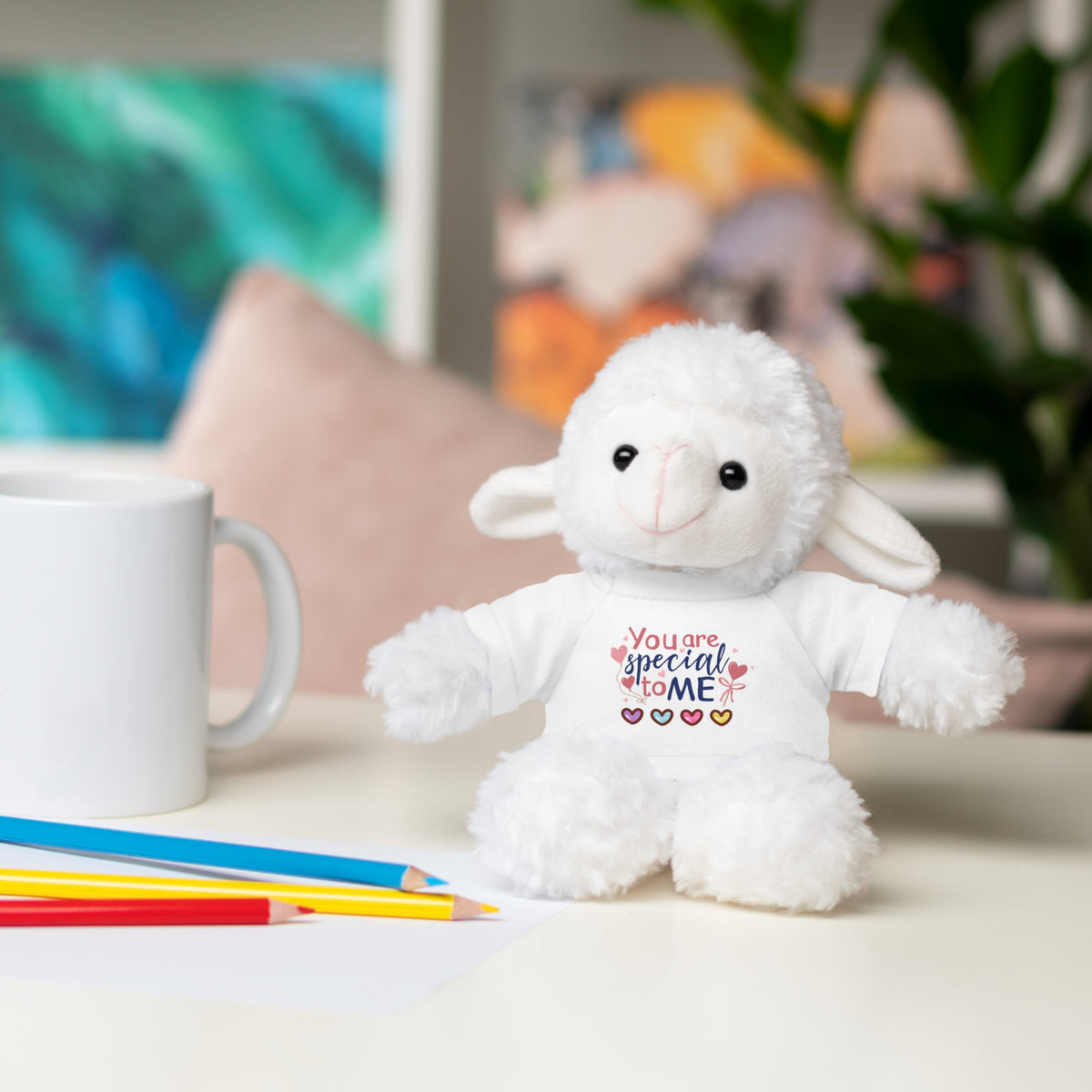 Stuffed Animals with Tee- perfect gift for clients