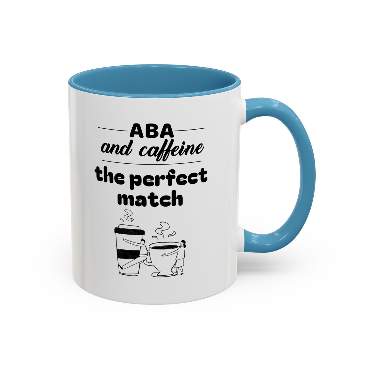ABA and Caffeine Perfect Match Mug - 11oz & 15oz - Ideal Gift for Coffee Lovers