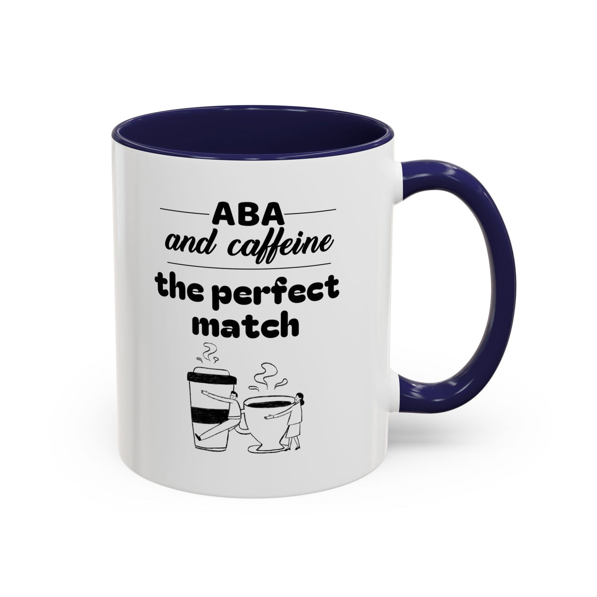 ABA and Caffeine Perfect Match Mug - 11oz & 15oz - Ideal Gift for Coffee Lovers