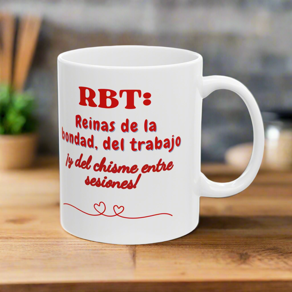 Inspirational White Ceramic Mug - 11oz- Perfect Gift for RBT
