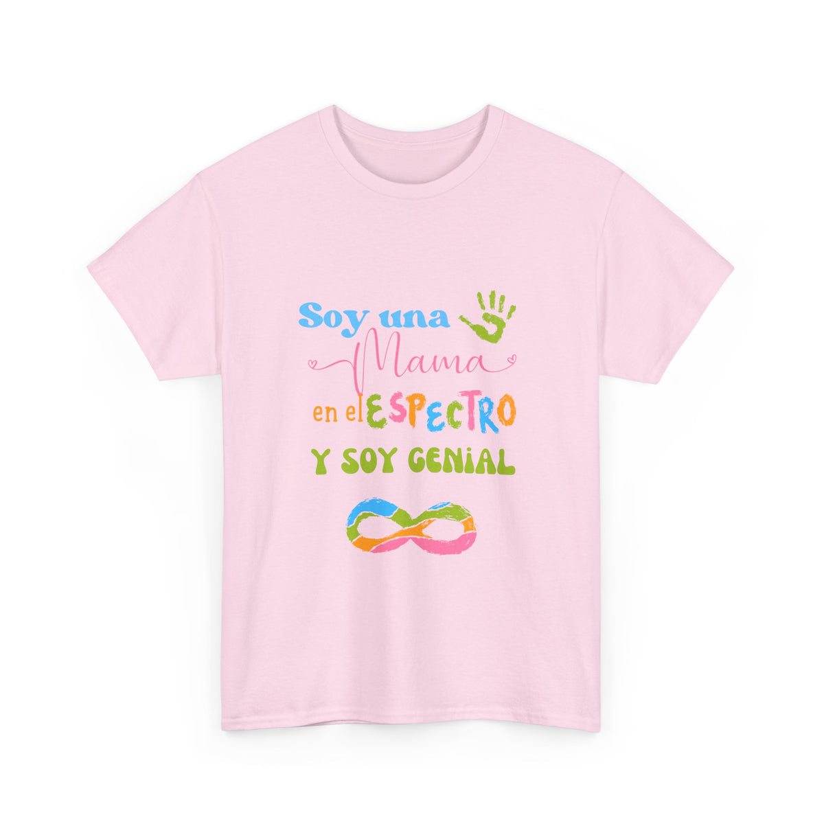 T-Shirt 'Soy Una Mamá en el Espectro y Soy Genial'. Unisex Heavy Cotton Tee (Spanish Edition)