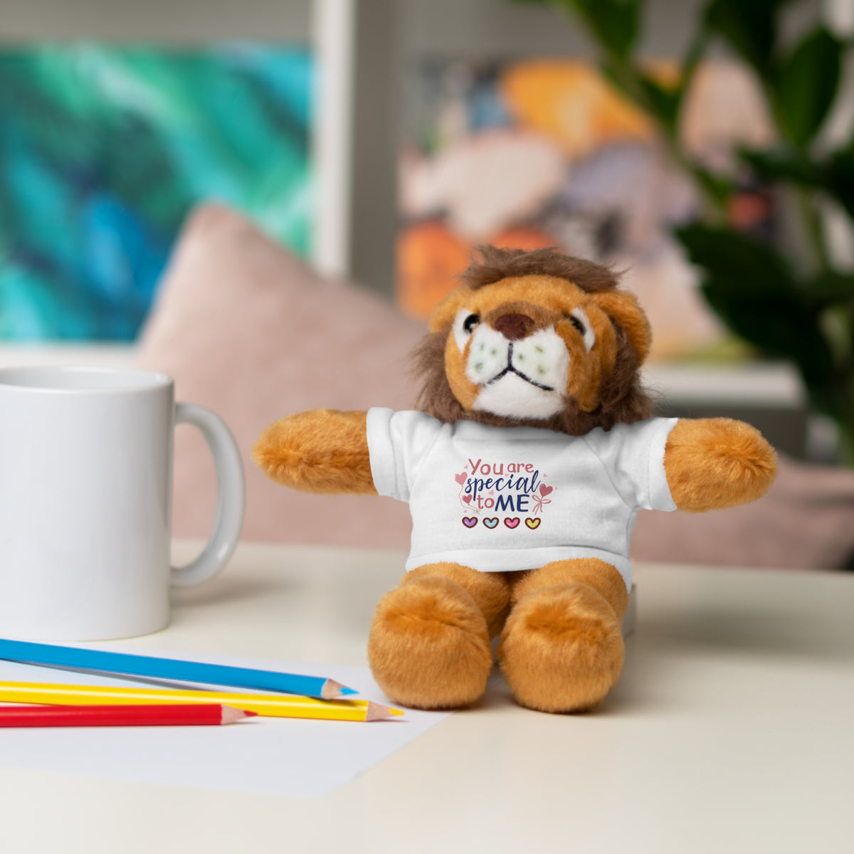 Stuffed Animals with Tee- perfect gift for clients