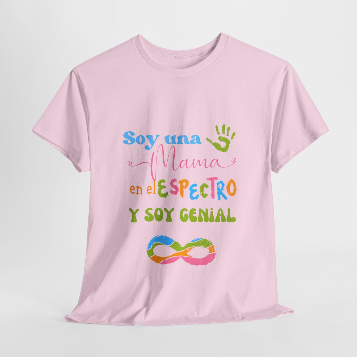 T-Shirt 'Soy Una Mamá en el Espectro y Soy Genial'. Unisex Heavy Cotton Tee (Spanish Edition)