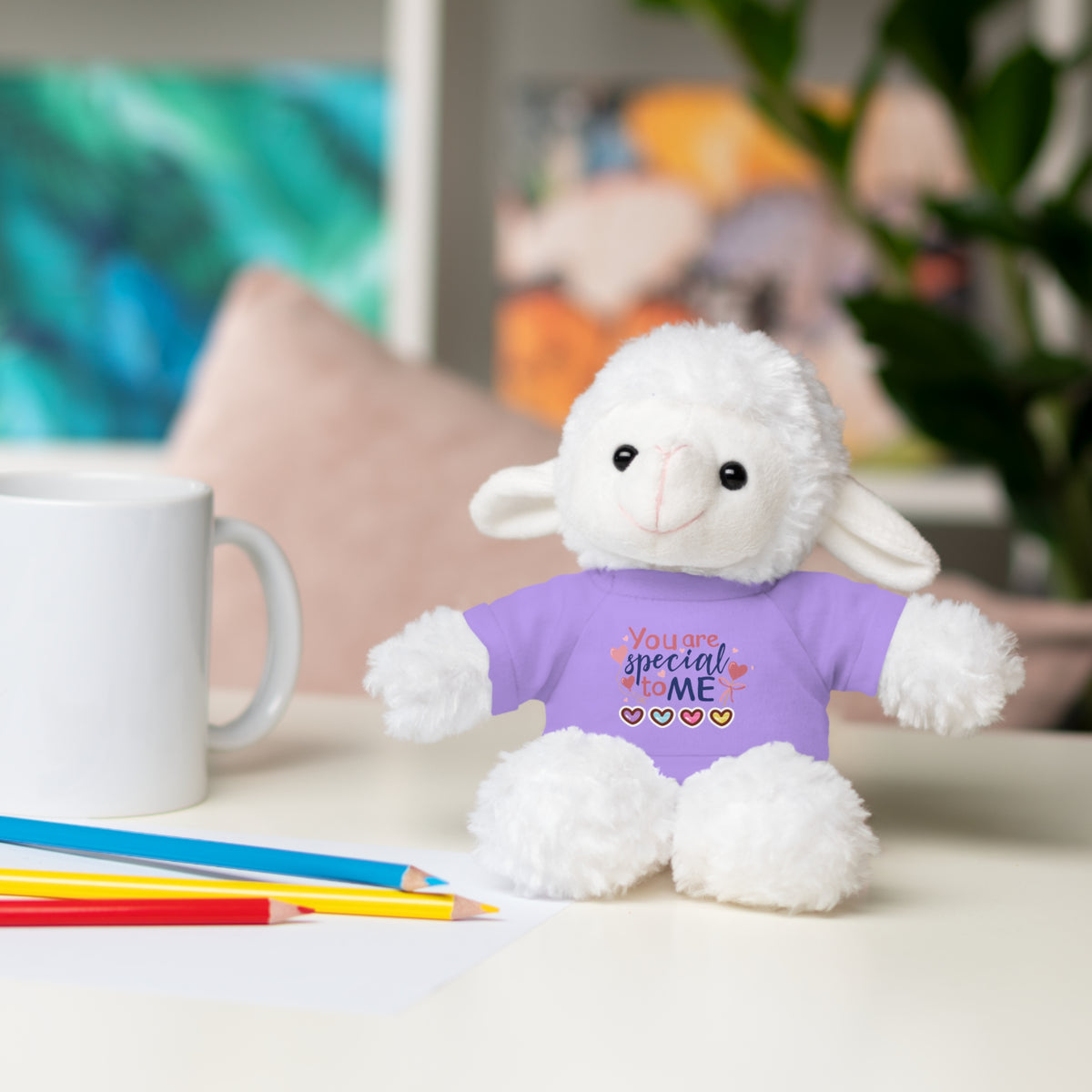 Stuffed Animals with Tee- perfect gift for clients