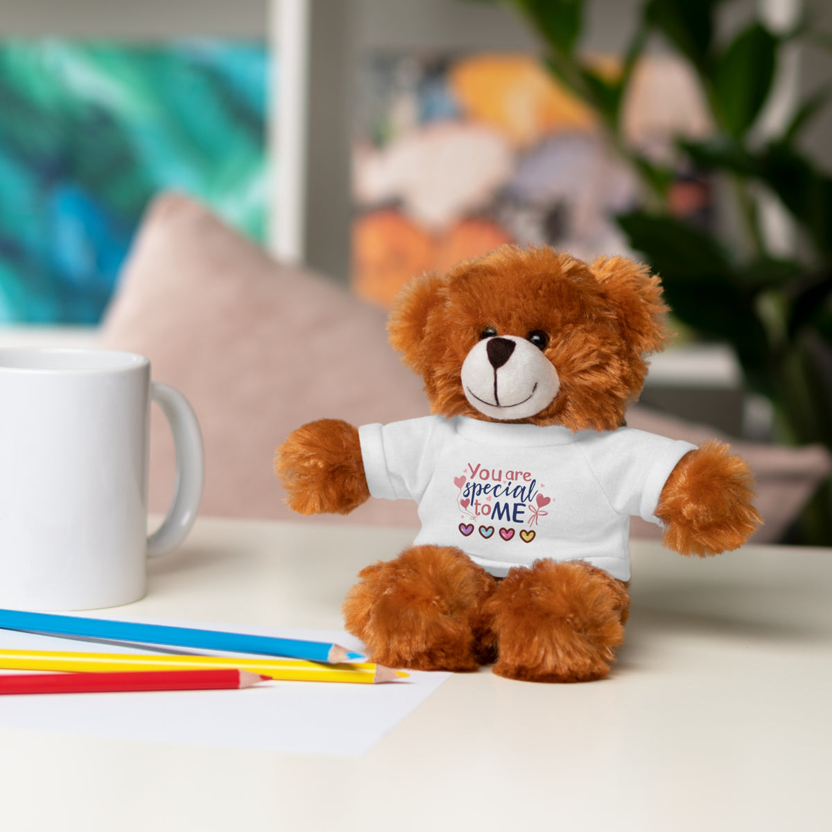 Stuffed Animals with Tee- perfect gift for clients
