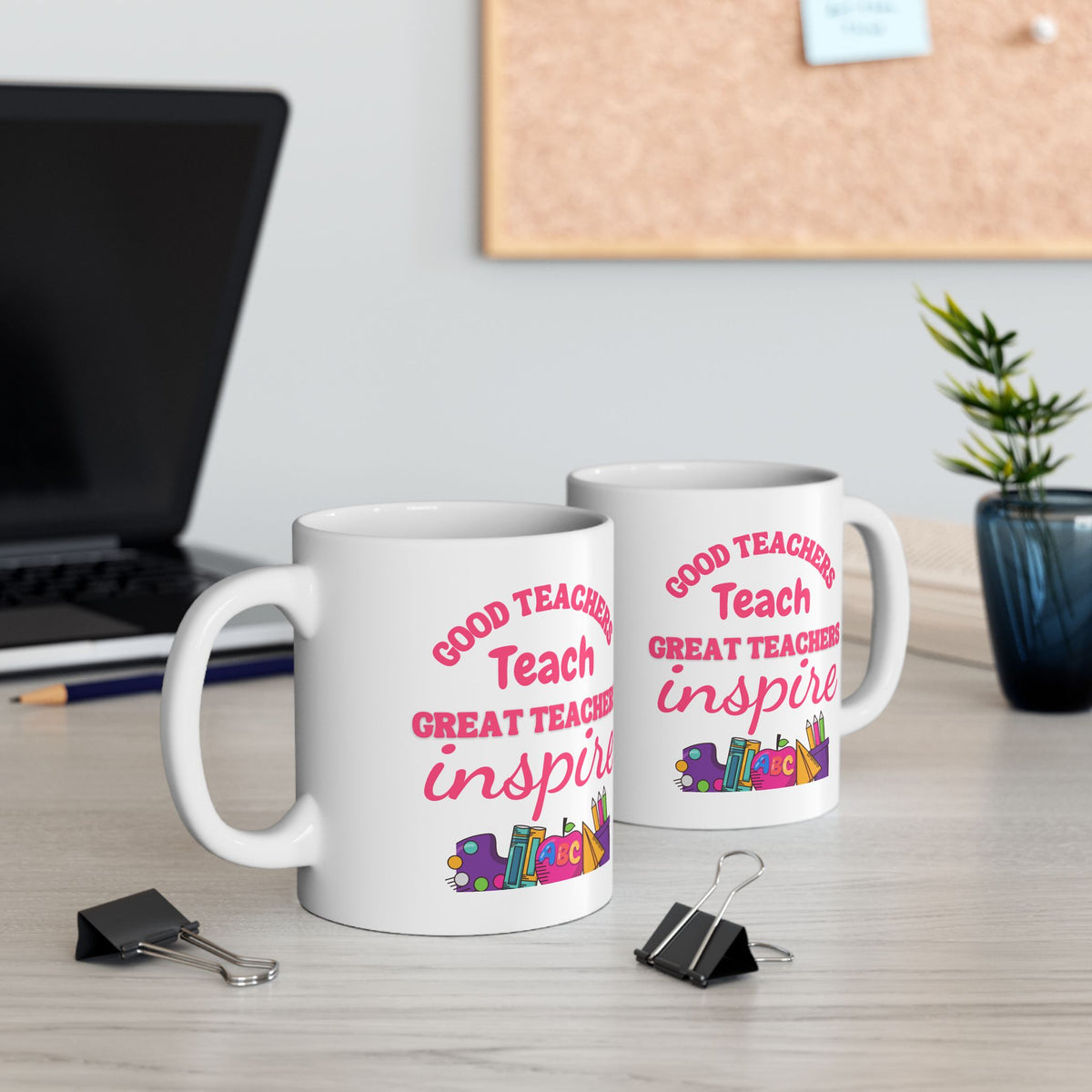Inspirational Teacher Ceramic Mug - Perfect Gift for Educators - 11oz & 15oz