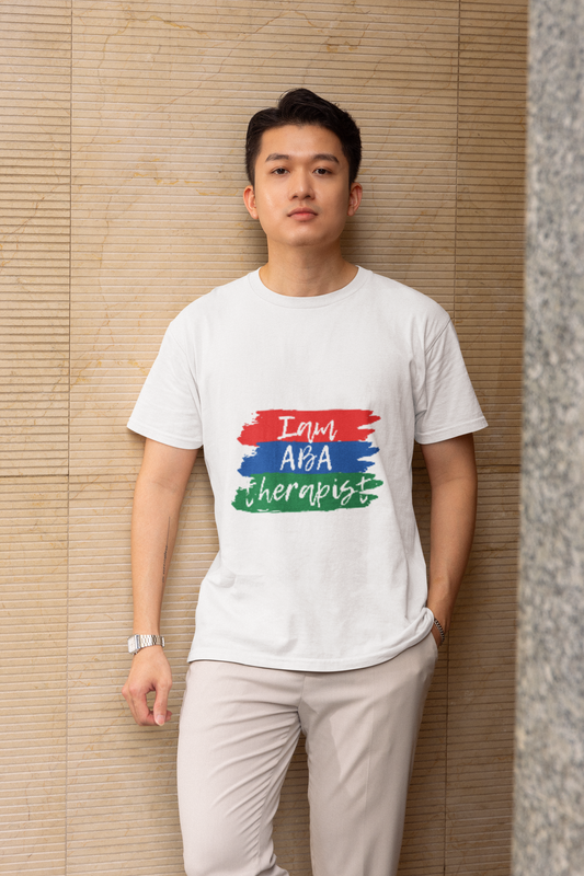 'I Am ABA Therapist' Unisex Heavy Cotton Tee - Perfect Gift for Mental Health Professionals