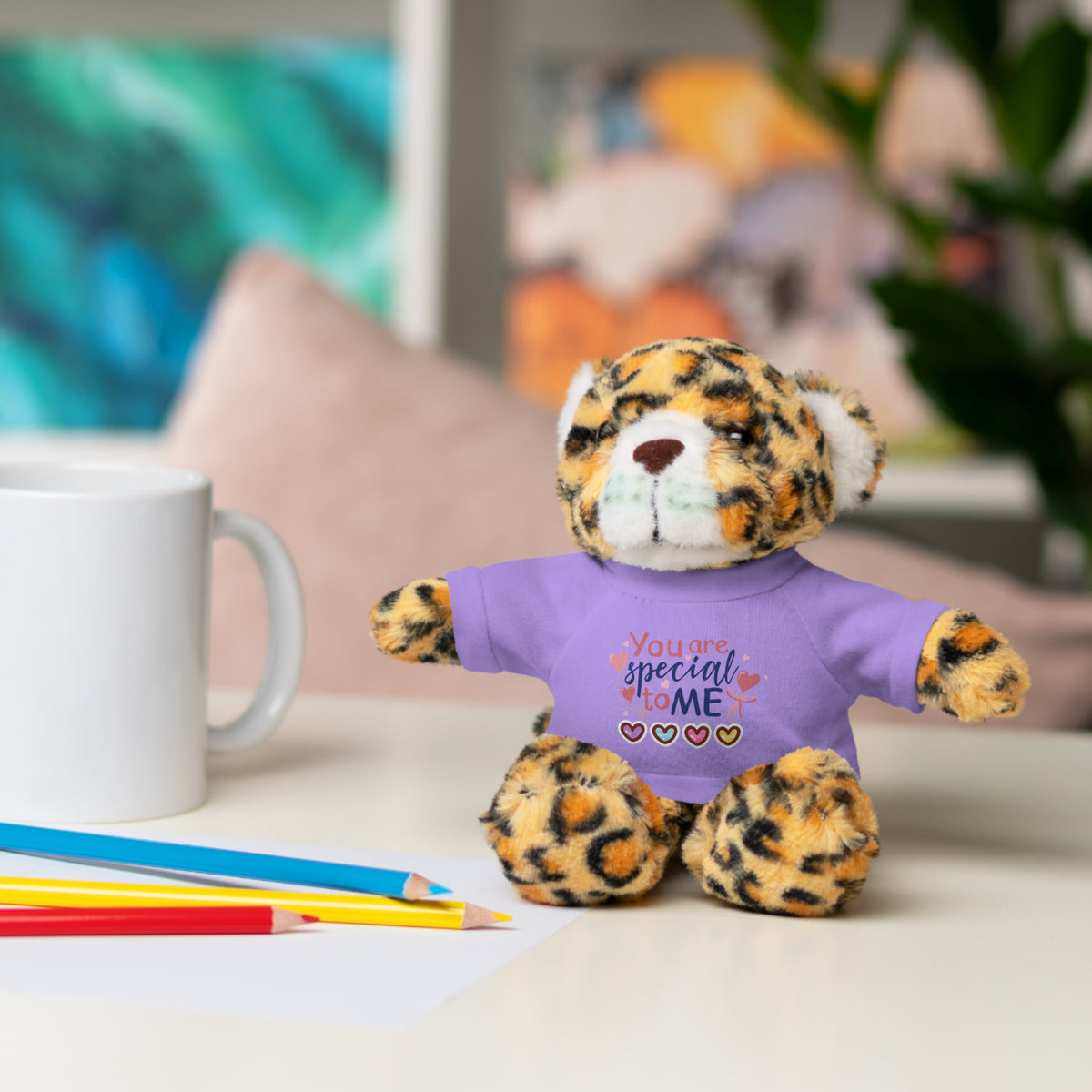 Stuffed Animals with Tee- perfect gift for clients