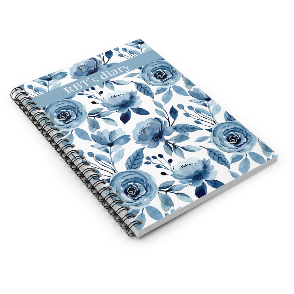 Elegant Floral Spiral Notebook - Perfect for Journaling or Note-taking