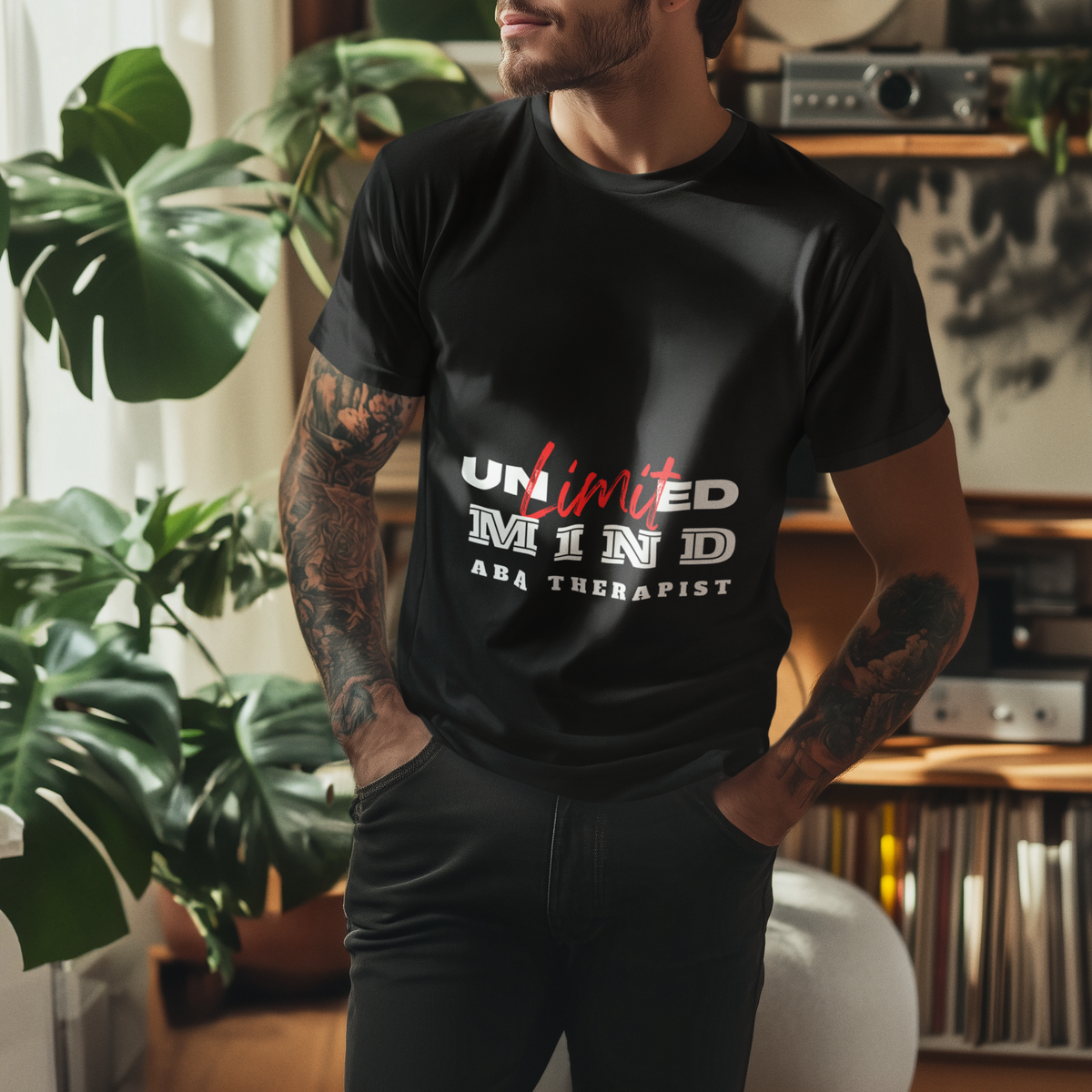 Unlimited Mind ABA Therapist Tee - Unisex Heavy Cotton Shirt for Mental Health Advocates