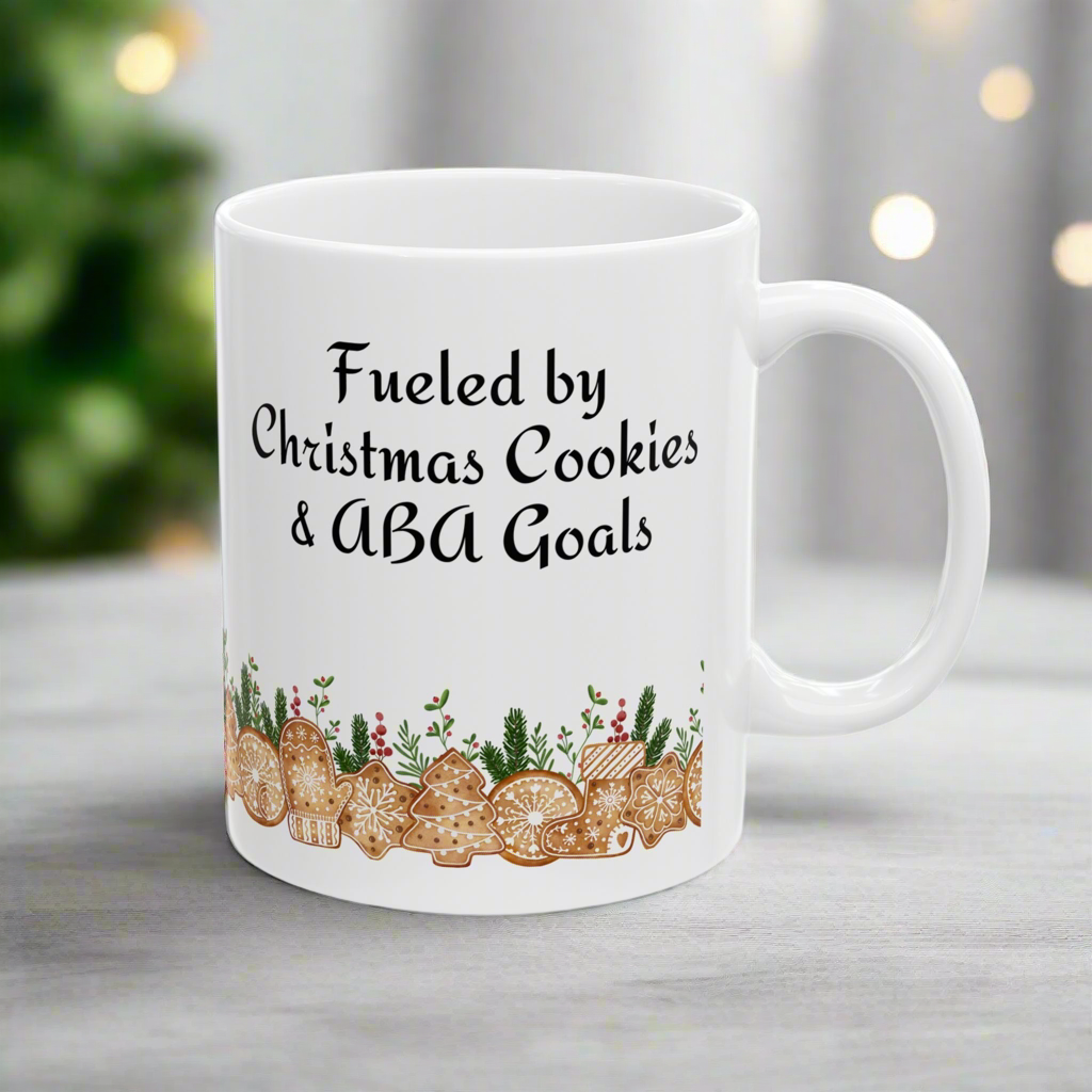 Festive Cookie Ceramic Mug – Holiday Cheer for Christmas & Winter Celebrations