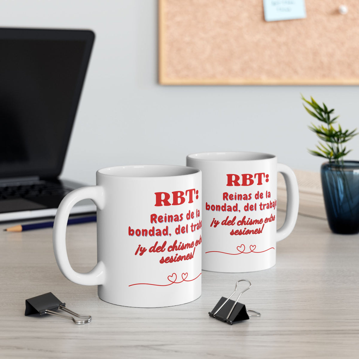 Inspirational White Ceramic Mug - 11oz- Perfect Gift for RBT