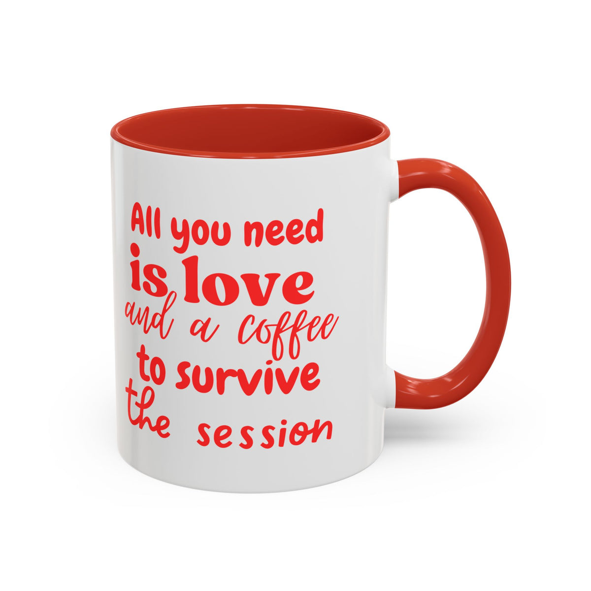 Love & Coffe for the session Accent Coffee Mug - Perfect for Coffee Lovers & ABA professionals