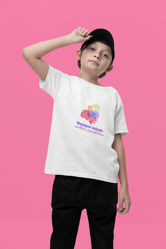 Kids Unique Minds Puzzle Tee - Endless Possibilities Shirt