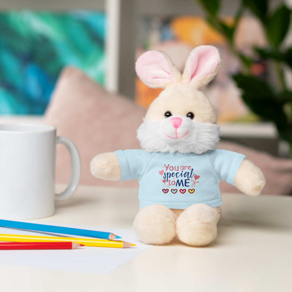 Stuffed Animals with Tee- perfect gift for clients