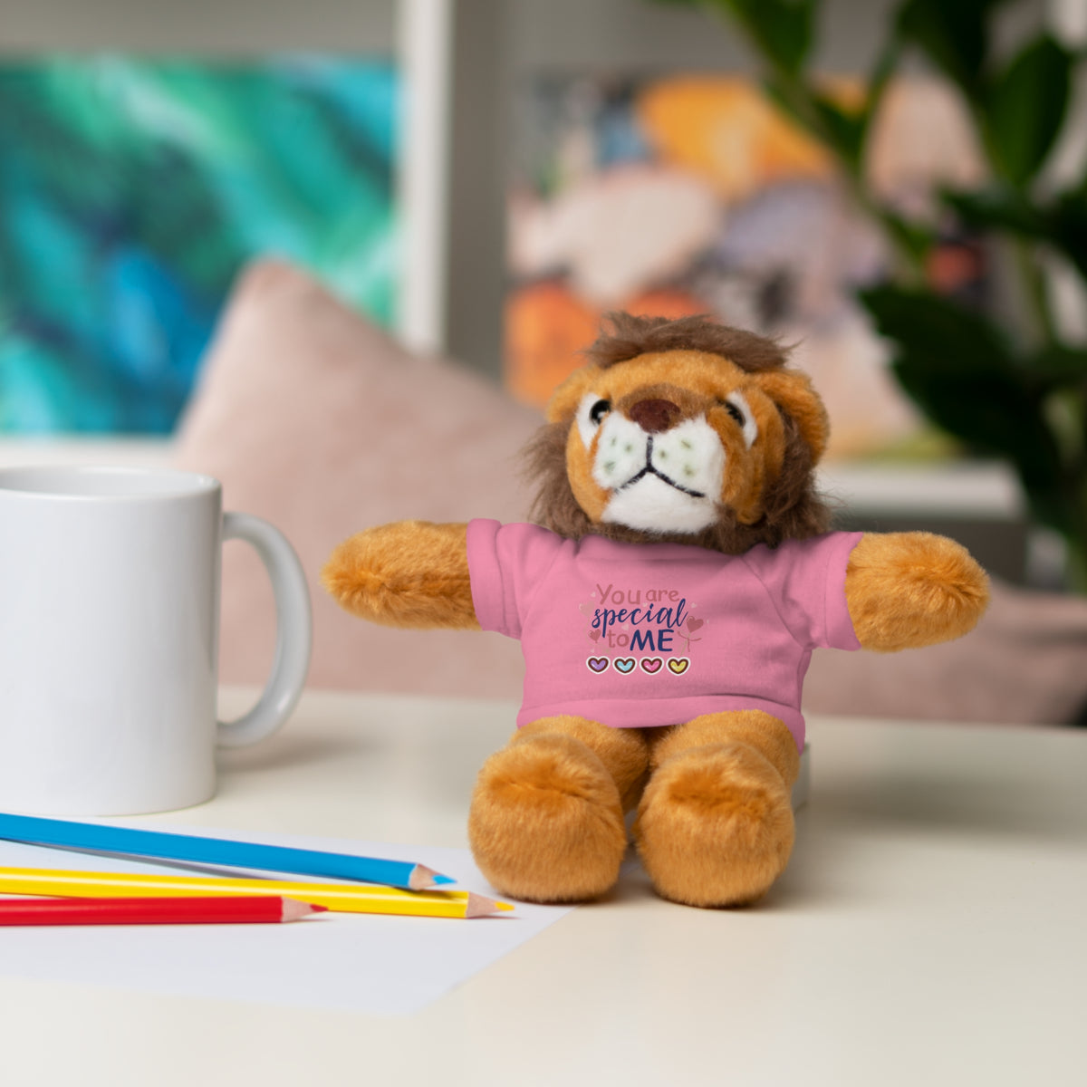 Stuffed Animals with Tee- perfect gift for clients