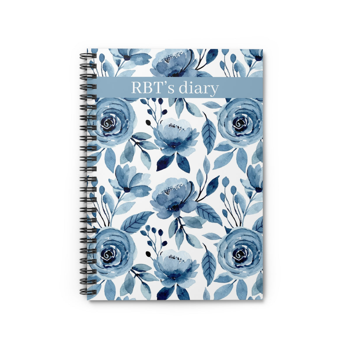 Elegant Floral Spiral Notebook - Perfect for Journaling or Note-taking