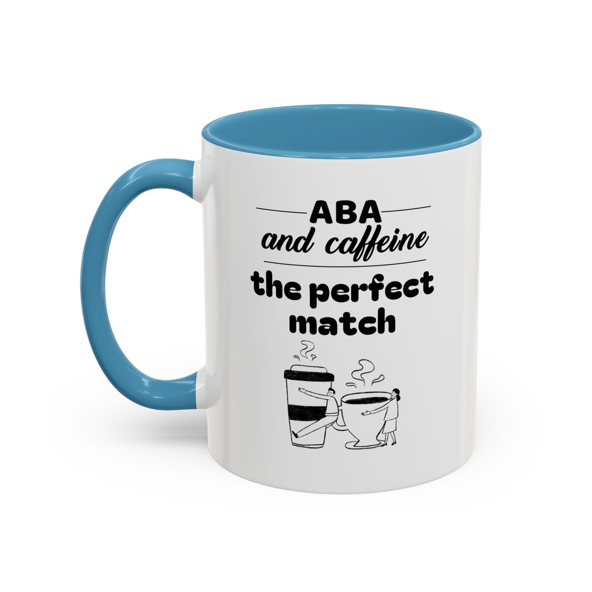 ABA and Caffeine Perfect Match Mug - 11oz & 15oz - Ideal Gift for Coffee Lovers