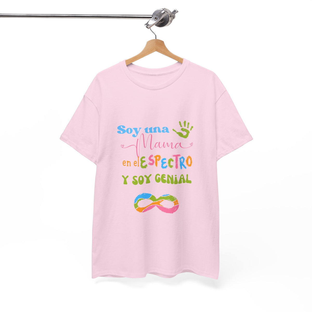 T-Shirt 'Soy Una Mamá en el Espectro y Soy Genial'. Unisex Heavy Cotton Tee (Spanish Edition)