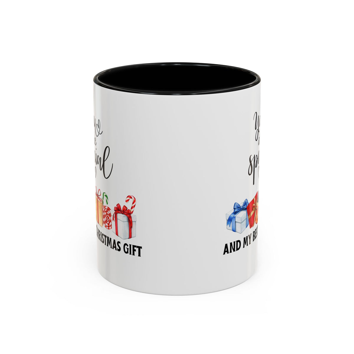 Two-toned Holiday Accent Coffee Mug - 'You Are Special' and my best Gift for Christmas - 11oz & 15oz