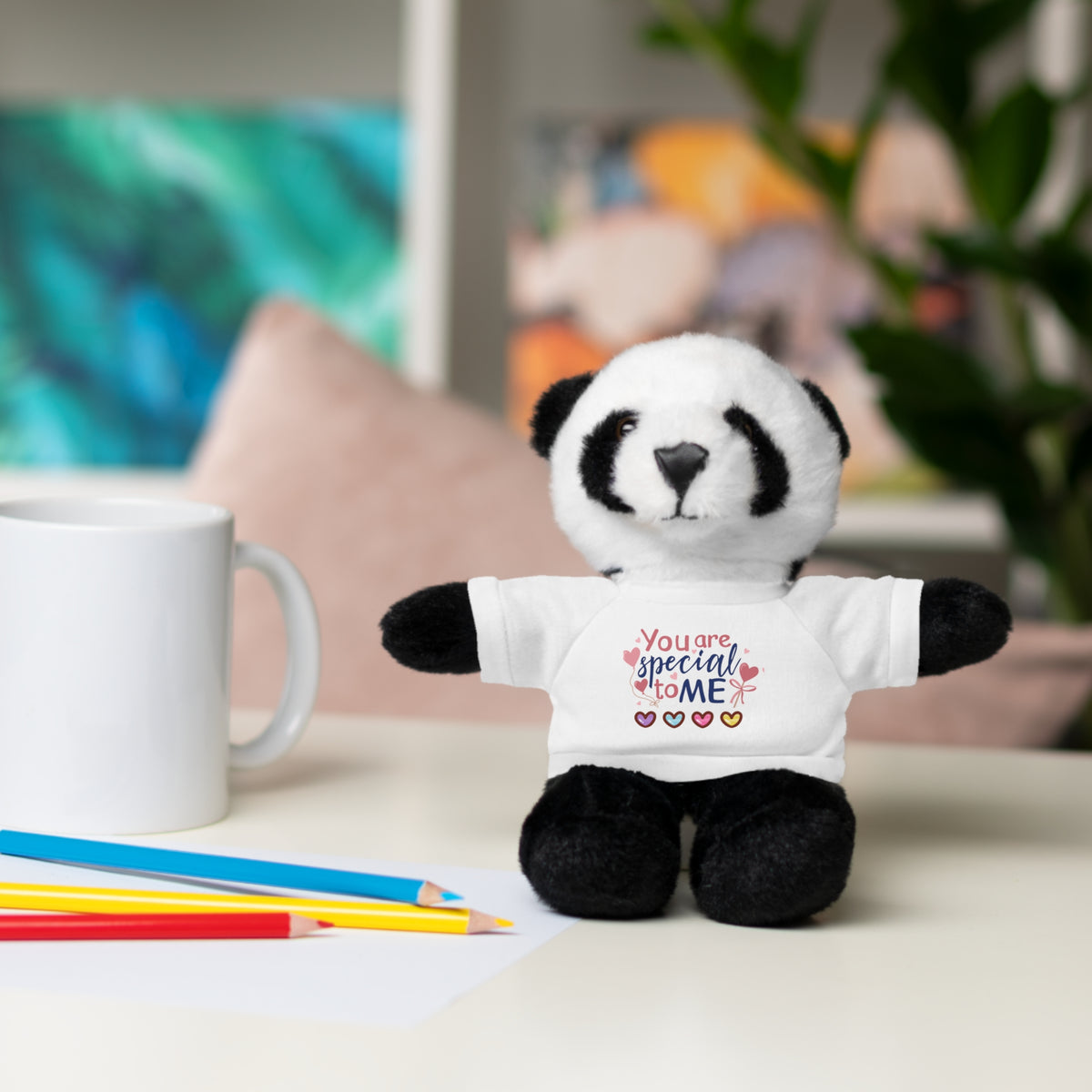 Stuffed Animals with Tee- perfect gift for clients