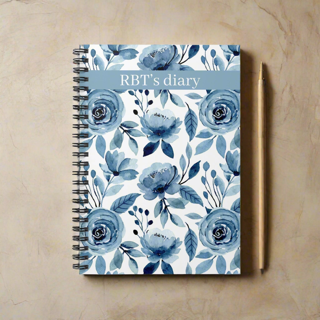 Elegant Floral Spiral Notebook - Perfect for Journaling or Note-taking