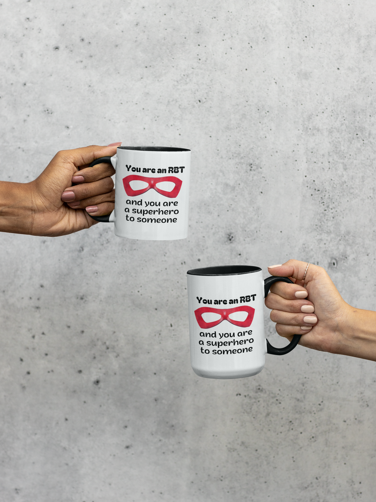 Superhero Coffee Mug - Inspiring Gift for RBT - 15 & 11 Oz