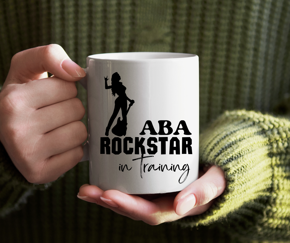 ABA Rockstar Ceramic Mug for ABA professionals